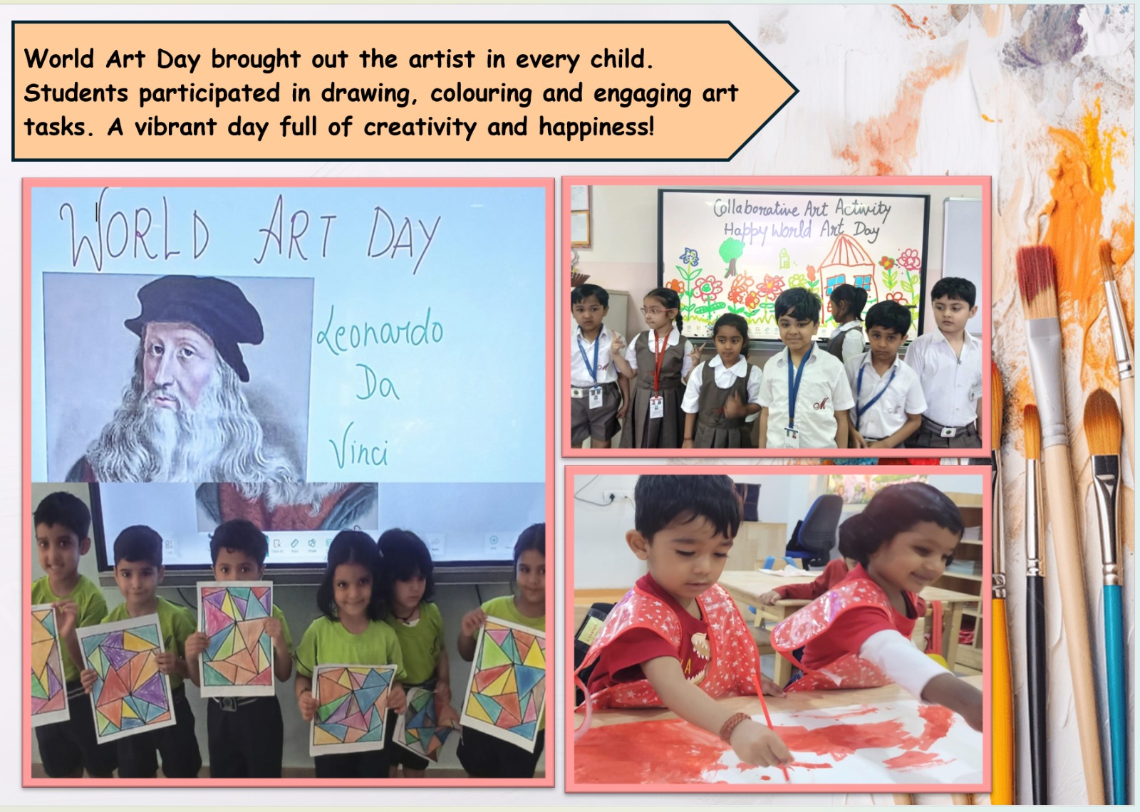 World Art Day Celebration | Pre-Primary Wing